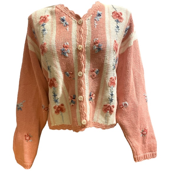 Vintage Sweaters - Vintage Cottagecore Sweater